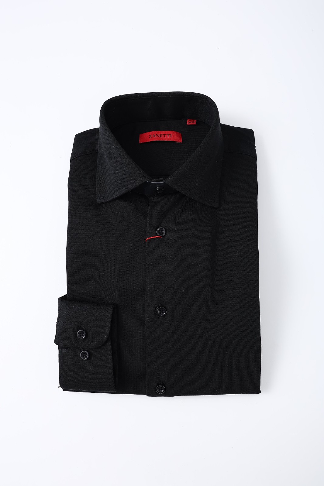 Men black solid color business shirt formal comfortable shirt