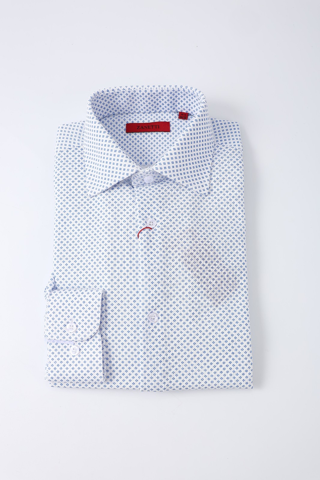 Men printed business long-sleeved shirt jacket