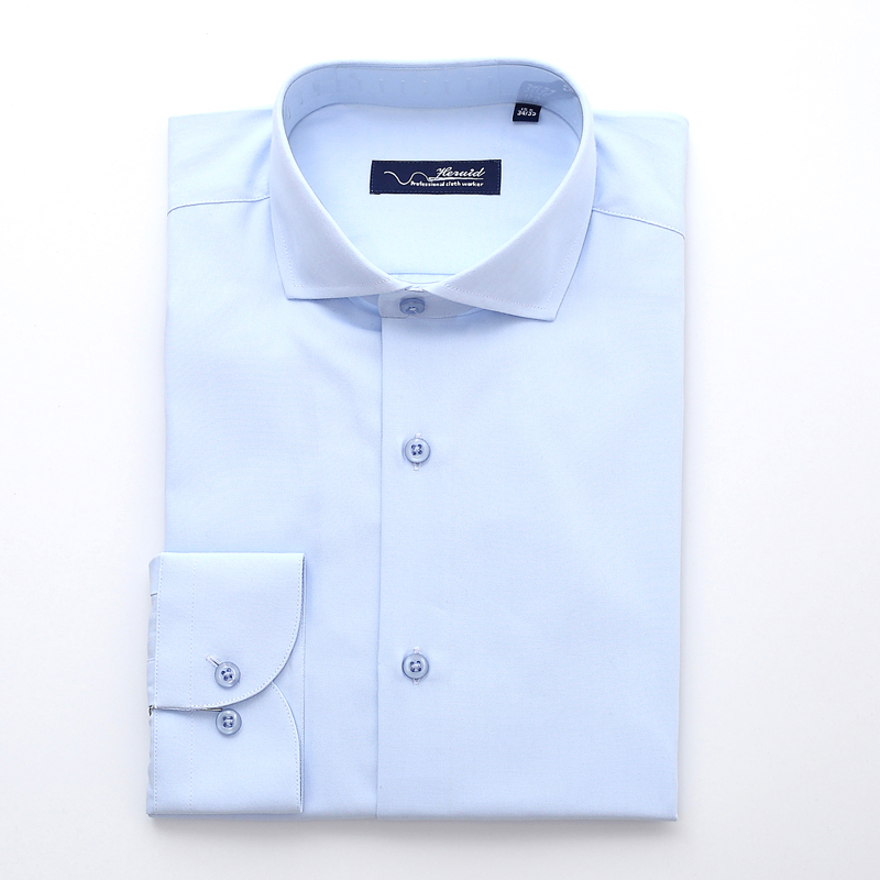 MEN EXQUISITE SKY BLUE SOLID SHIRT 
