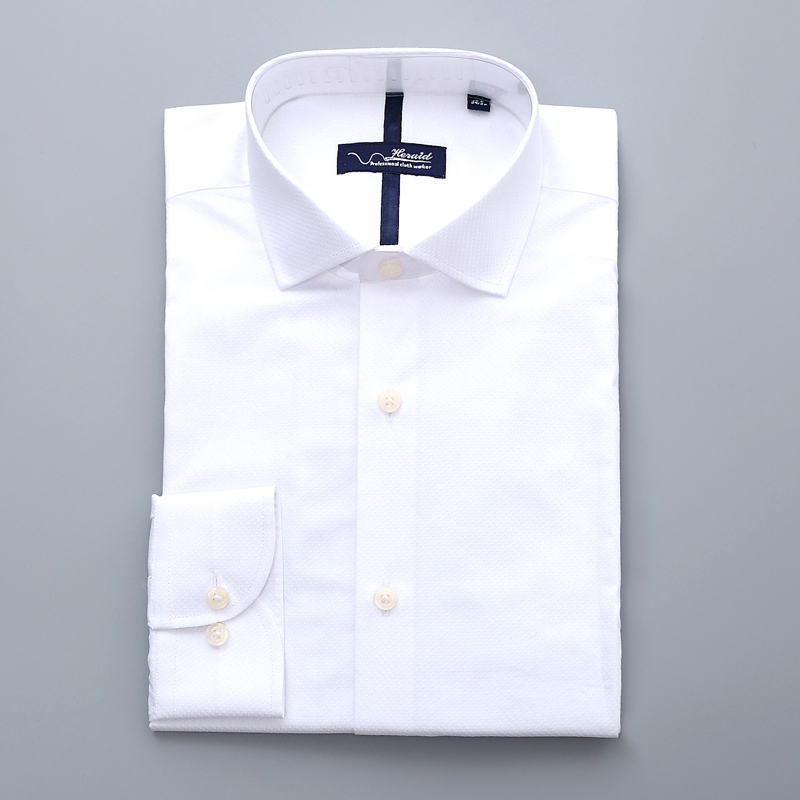 MEN EXQUISITE WHITE SOLID SHIRT 