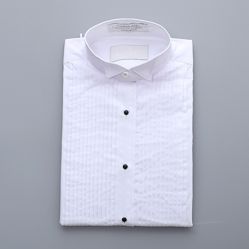 WEDDING TUXEDO PLEATED SHIRT