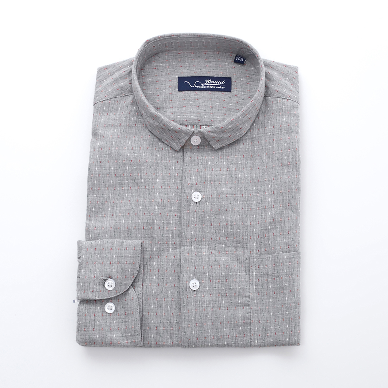 MEN CHROCAL BACKGROUND WITH COLORFUL DOTS SHIRT  