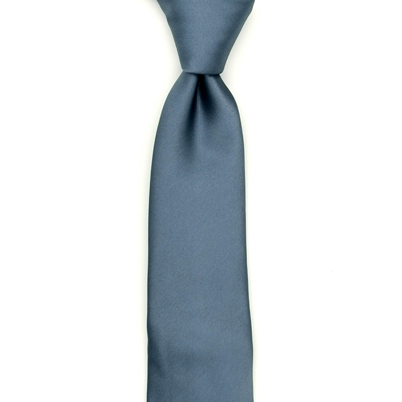 GREY PLAIN COLOR NECKTIE