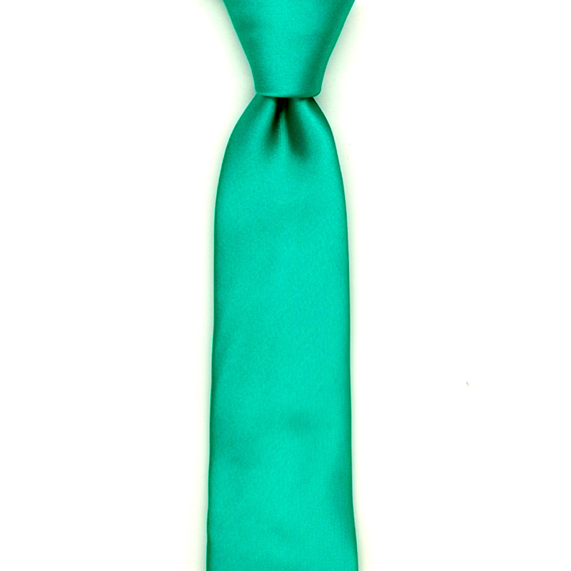 GREEN PLAIN COLOR NECKTIE