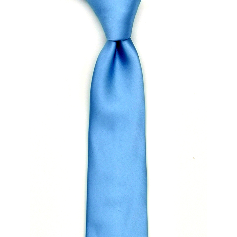 LIGHT BLUE PLAIN COLOR NECKTIE