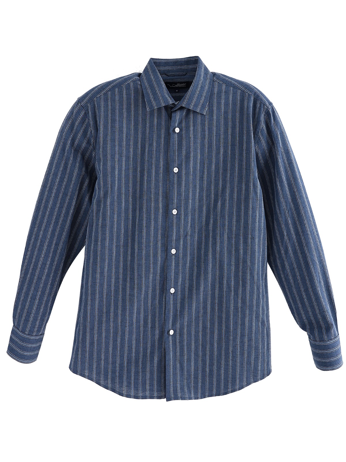 Men new long-sleeved casual versatile wrinkle-resistant plaid shirt