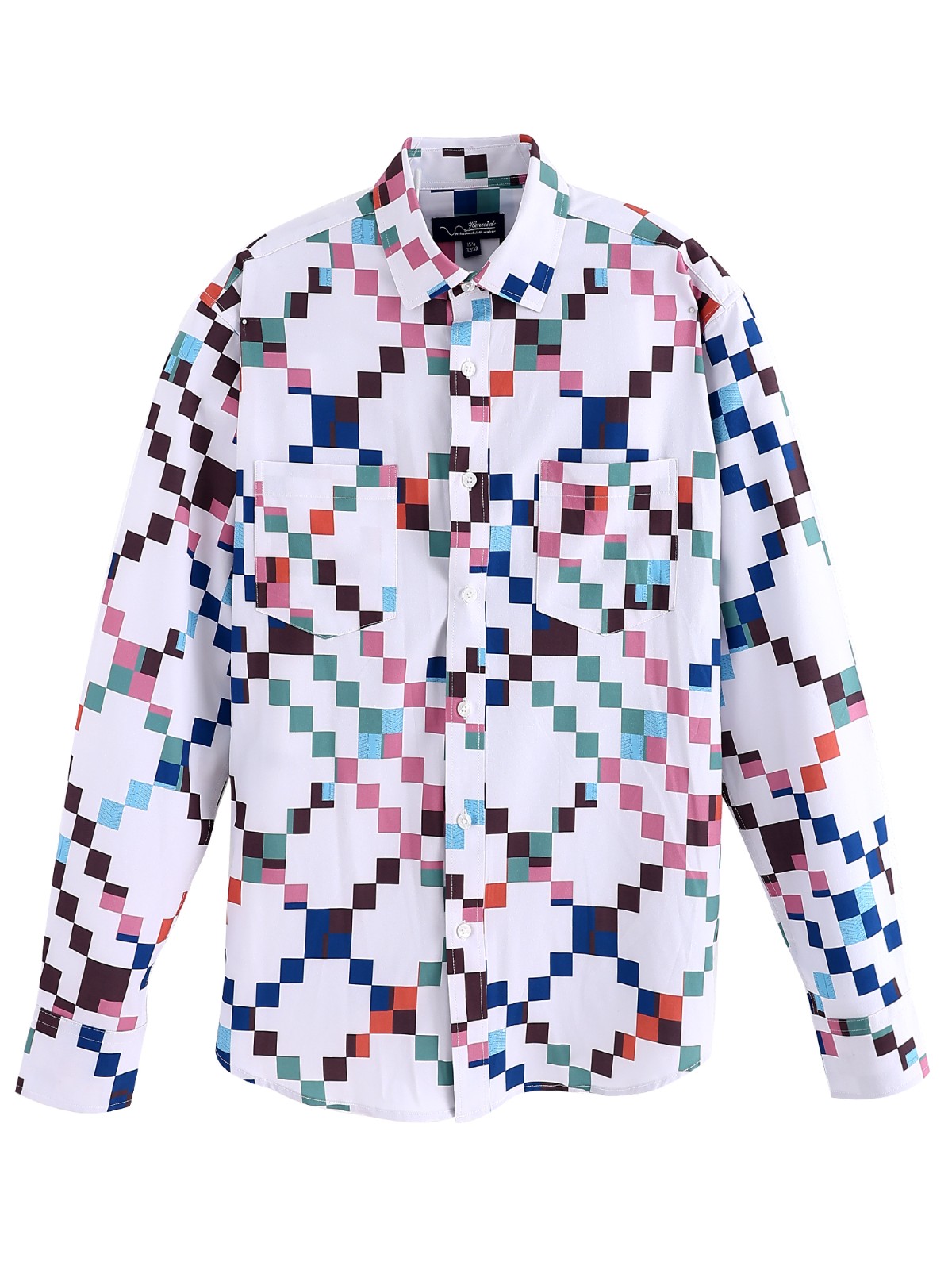 Men long-sleeved new loose-fitting shirt