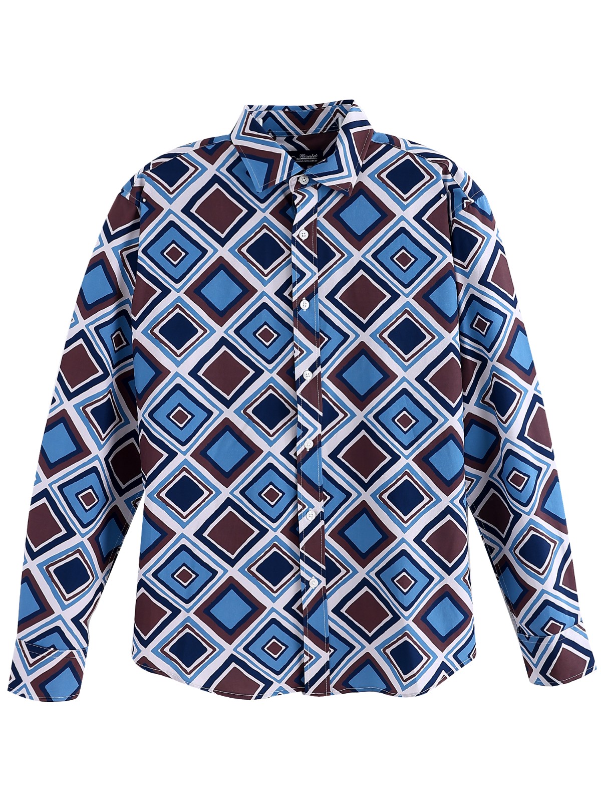Men retro casual wrinkle-resistant comfortable shirt jacket