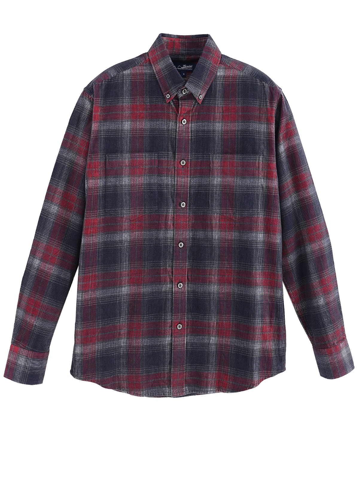 Men new plaid retro cotton shirt